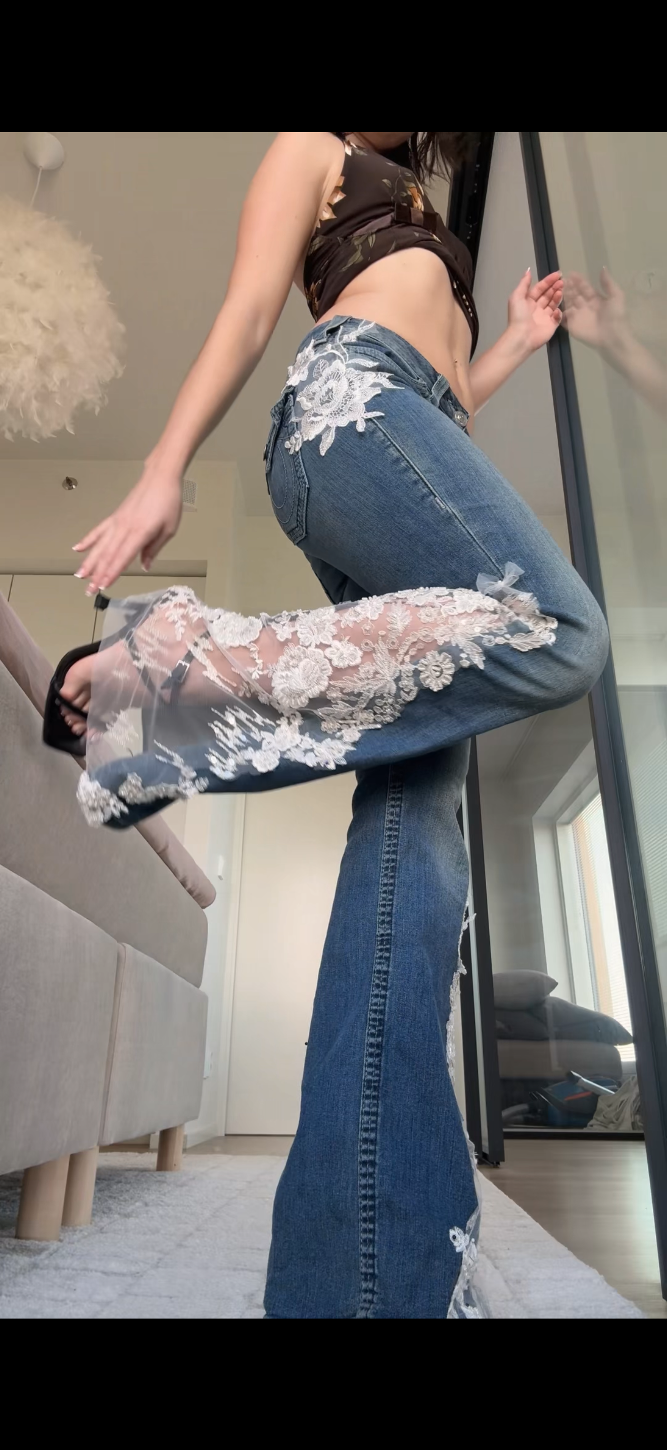 Handmade True Religion jeans